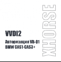 Авторизация VB-01 для BMW CAS1-CAS3+