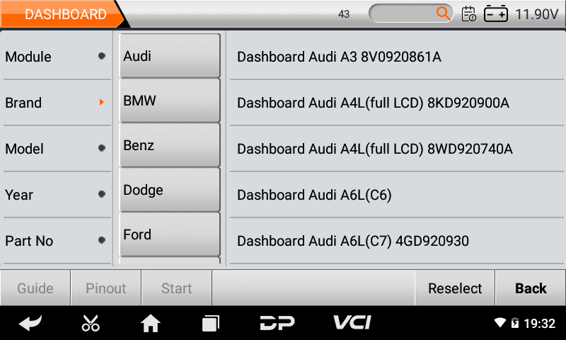 ПО MT501 Приложение OBDStar MT501