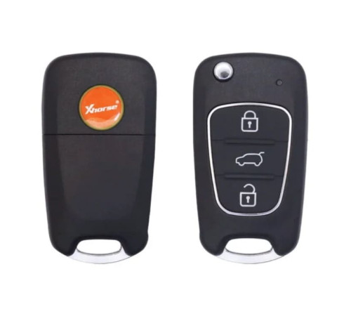 Ключ XNHY02EN в стиле Hyundai (3 кнопки)
