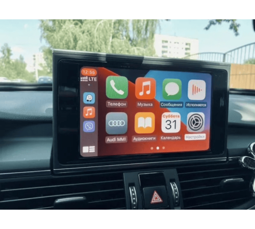 Дооснащение Apple CarPlay и Android Auto для Audi 3G, 3G+