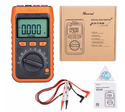 Xhorse Digital Multimeter – мультиметр с большим HD экраном