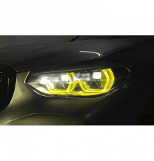Желтые ангельские глазки для BMW X3, X4 G01, G08