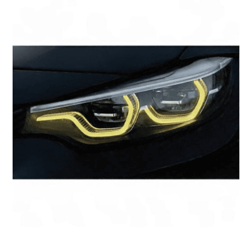 Желтые ангельские глазки для BMW 4 серии в кузове F32, F33, F36