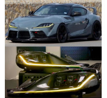 Желтые ходовые огни для Toyota Supra серии в кузове A90