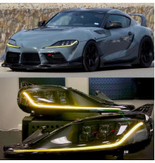 Желтые ходовые огни для Toyota Supra серии в кузове A90