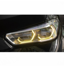 Желтые ангельские глазки для BMW  7 серии G11, G12