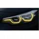 Желтые ангельские глазки для BMW M3, M4 F80, F82, F83