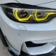 Желтые ангельские глазки для BMW M3, M4 F80, F82, F83