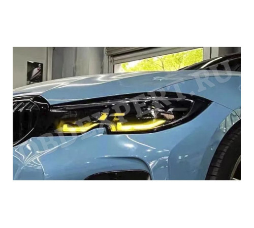 Желтые ангельские глазки для BMW 3 G20, G21