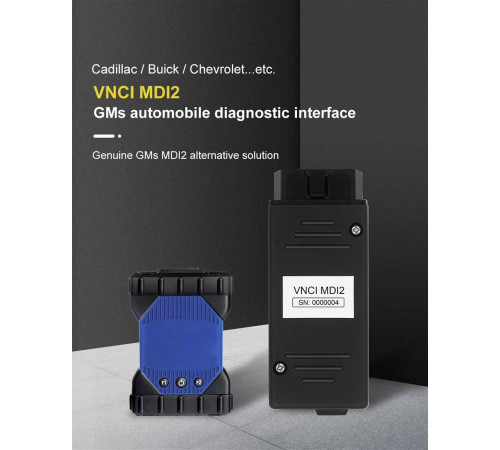 VNCI MDI2 для GM - Cadillac, Chevrolet, GMC, Opel