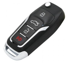 Ключ KeyDiy KD B12-3+1 в стиле FORD (с кнопкой тревоги)