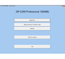 OP COM Professional c обновленным ПО